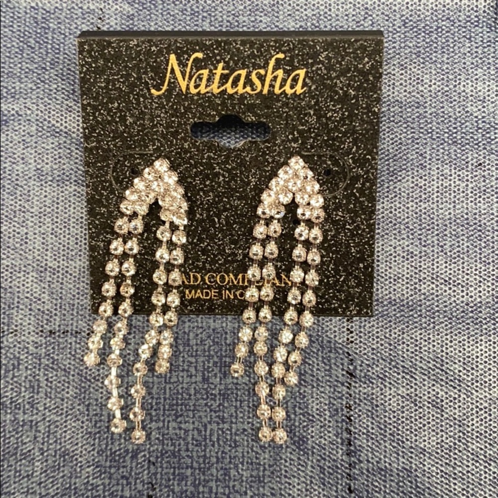 Clear Crystal Earrings